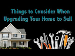 Making Upgrades Before Selling Your House